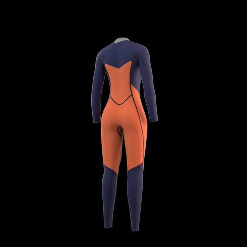 Mystic - Dazzled Fullsuit 5/3mm Double Fzip Women - Night Blue